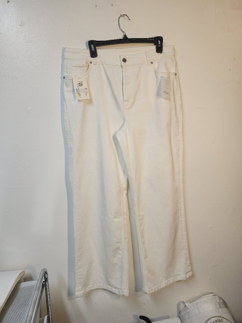 Alex Marie white denim Kendall jeans 14 Nwt